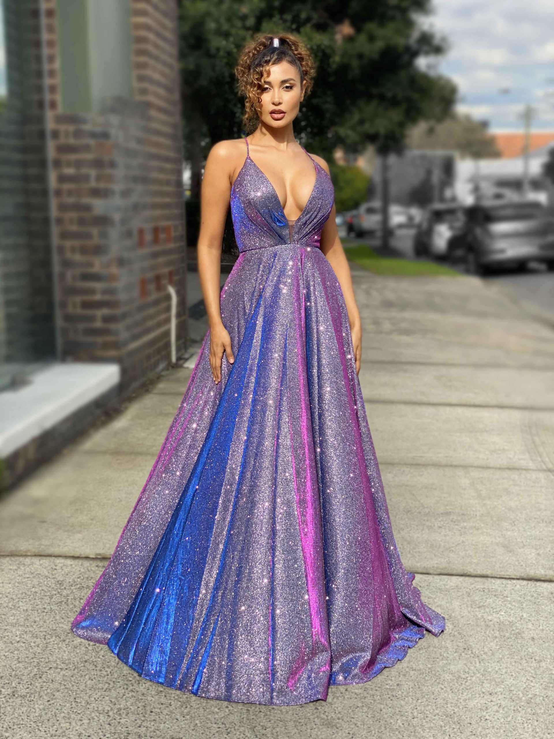Buy GRAB A DRESSProm Dresses Long A Line with Pockets Formal Evening Ball  Gowns Side Slit Glitter Party Dress 2023 Online at desertcartINDIA